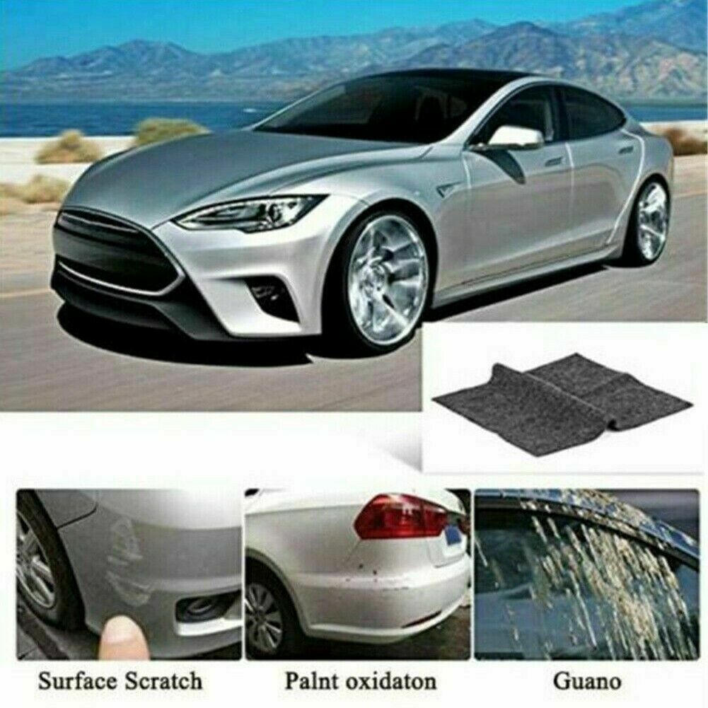 4Pcs Nano Sparkle Cloth For Car Scratches Nano Ma-gic Cloth Scratch Remover Tool