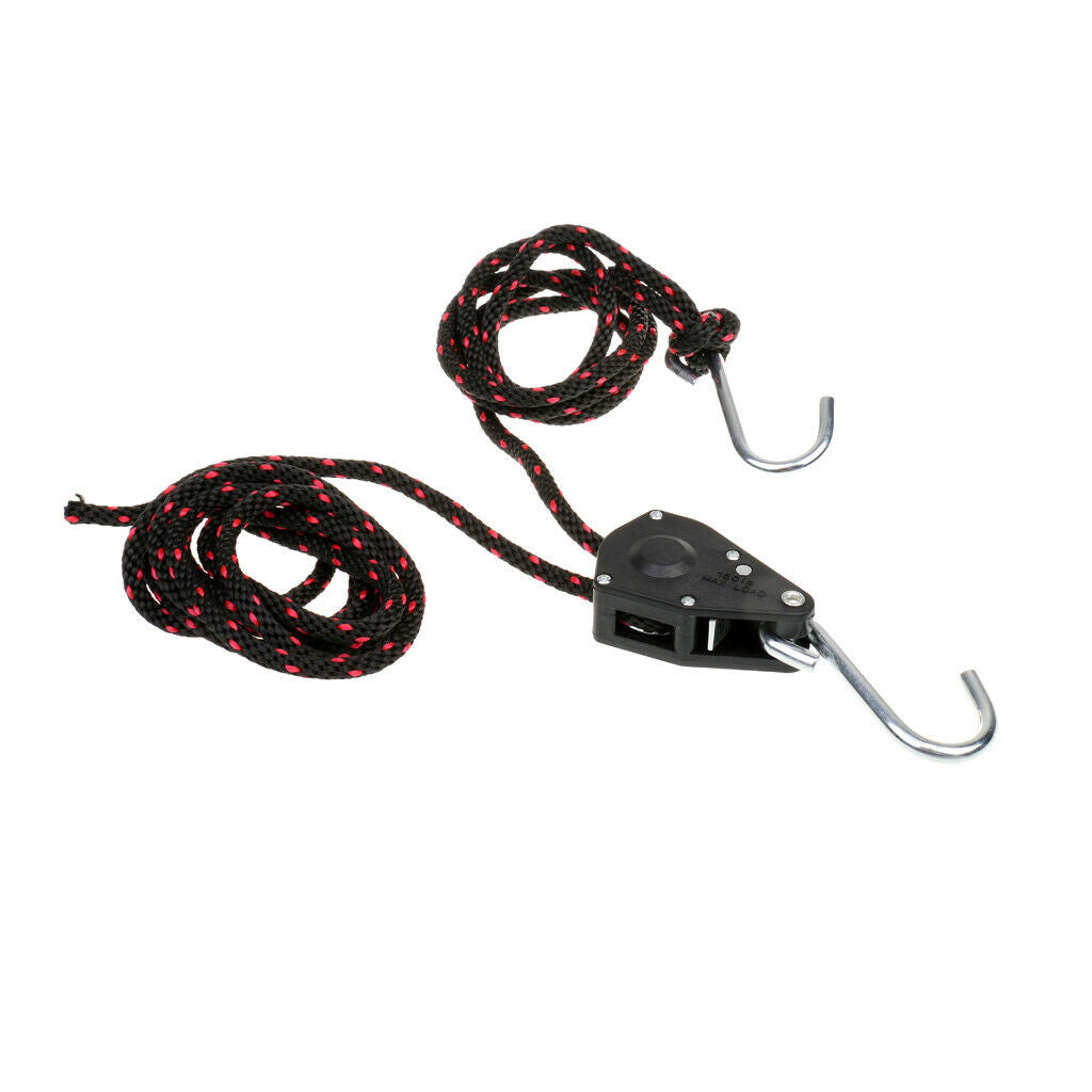 2.5m 6mm Boat Canoe Kayak Carrier Bow and Stern Tie Down Strap Quick Lock and