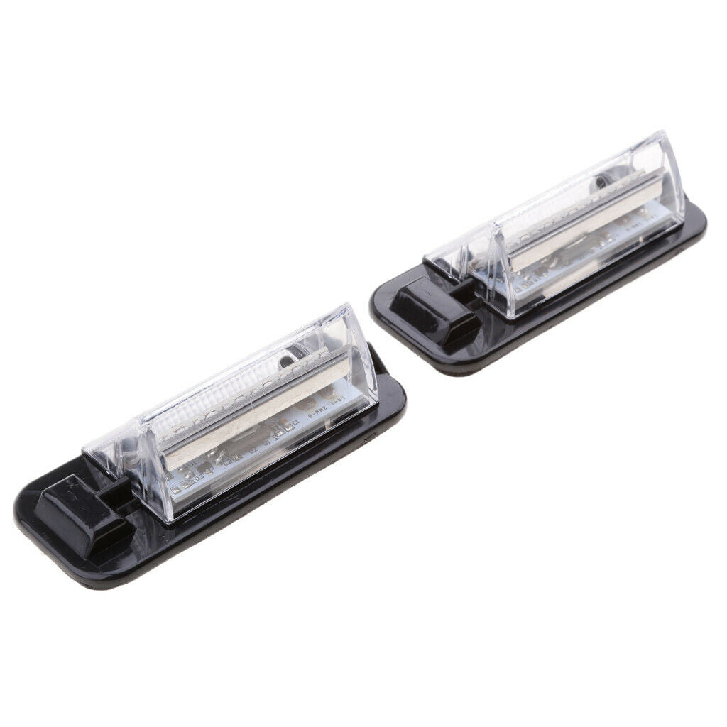 2 Pieces Number License Plate LED Light Lamp for Audi VW Jetta MK6