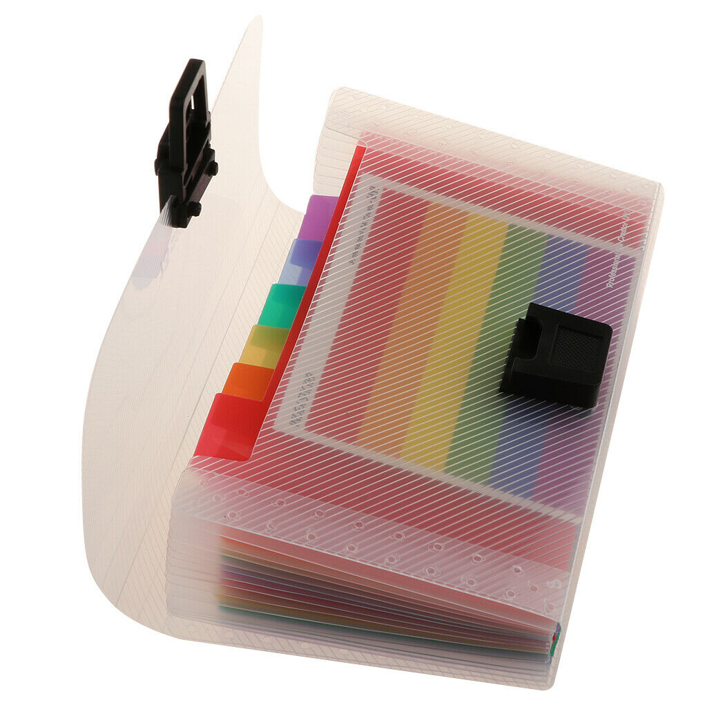 Mini A6 13 Pockets Expanding File Folder Travel Receipts Organizer