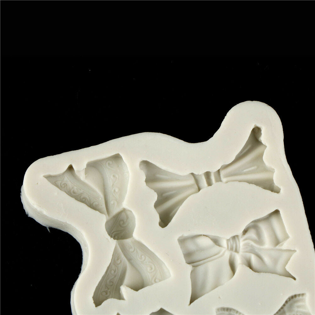 1PC Bow Tie Silicone mold fondant mold cake decorating tools chocolate mol.l8