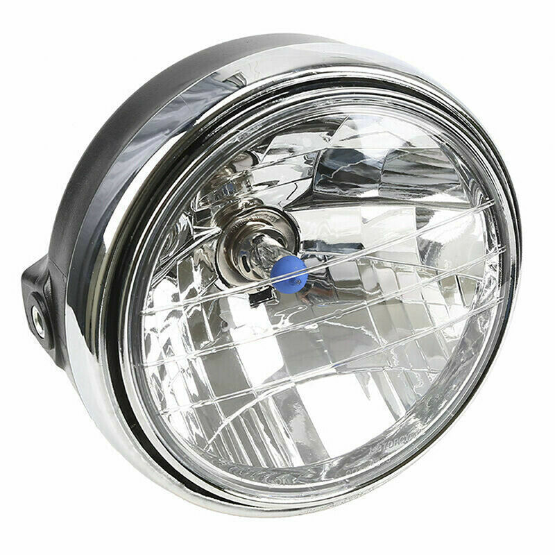 Universal 12V Motorcycle Headlight H4 Halogen Hernia Lamp For CB400 CB500 CB XC