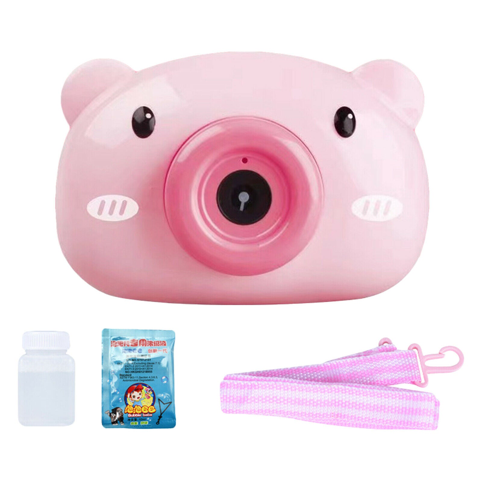 Bubble Toys for Kids Toddlers, Non-Toxic Camera Bubble Blower with Music Sounds