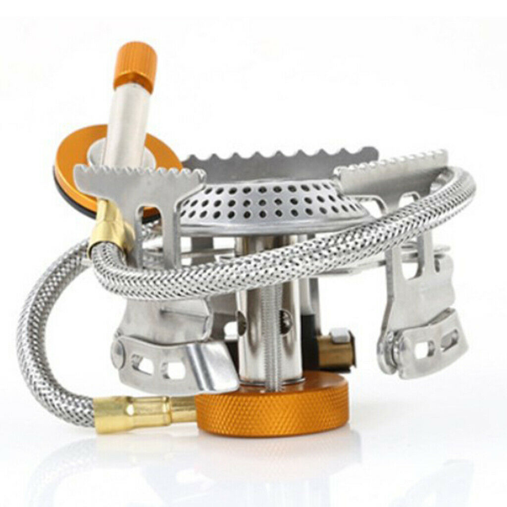 Outdoor Gas Stove Camping Butane Gas Burner Hiking Split Stove Gear 3500W