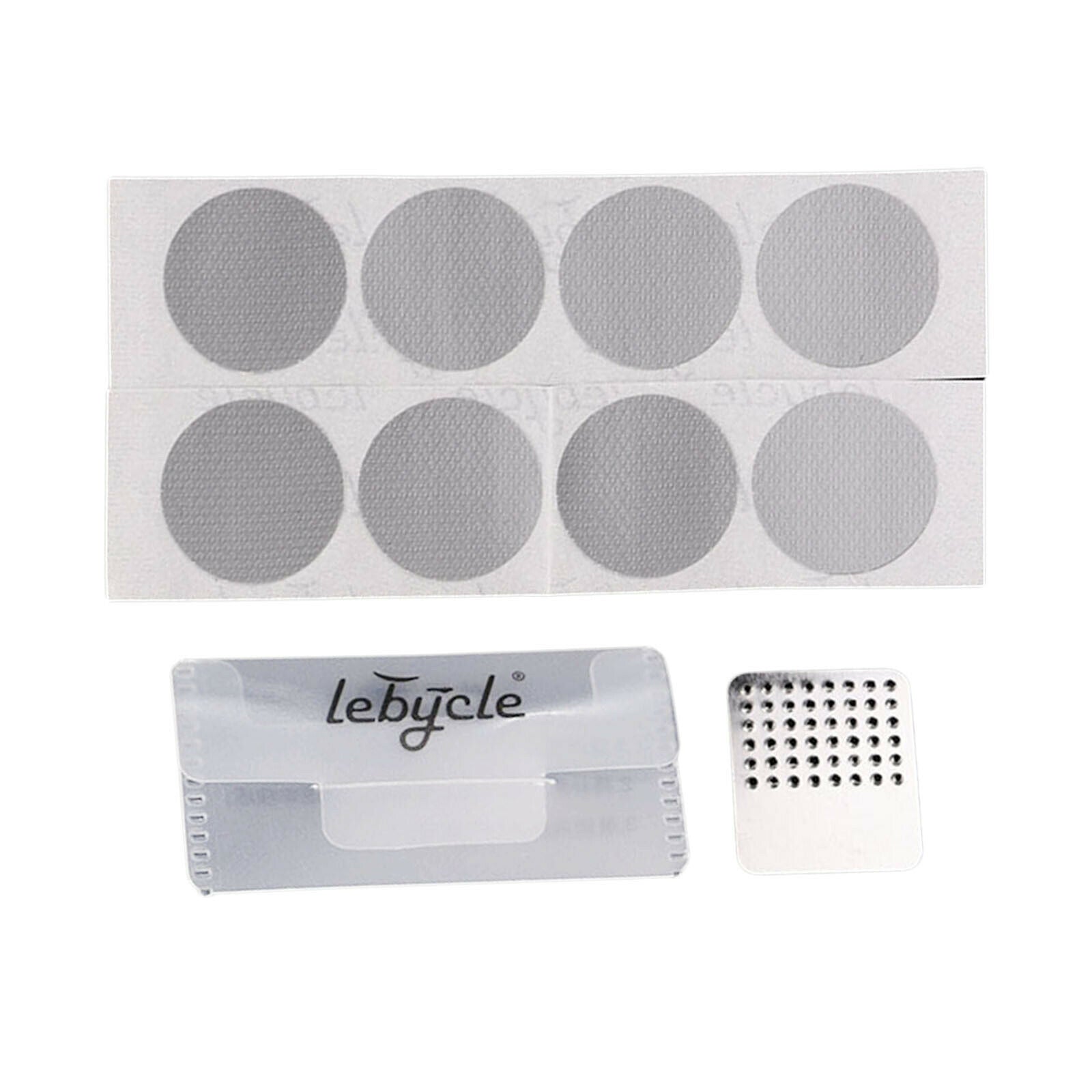 25mm Bike Tire Patch Bicycle Puncture Repair Kit with Metal Rasp Fixed Set