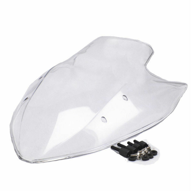 Clear Double Bubble Motorcycle Windshield for Kawasaki Z1000 2003-2006