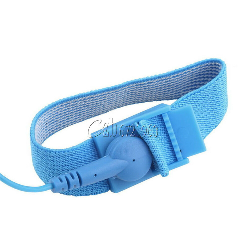 2PCS Anti Static ESD Wrist Strap Discharge Band Grounding Prevent Static Shock