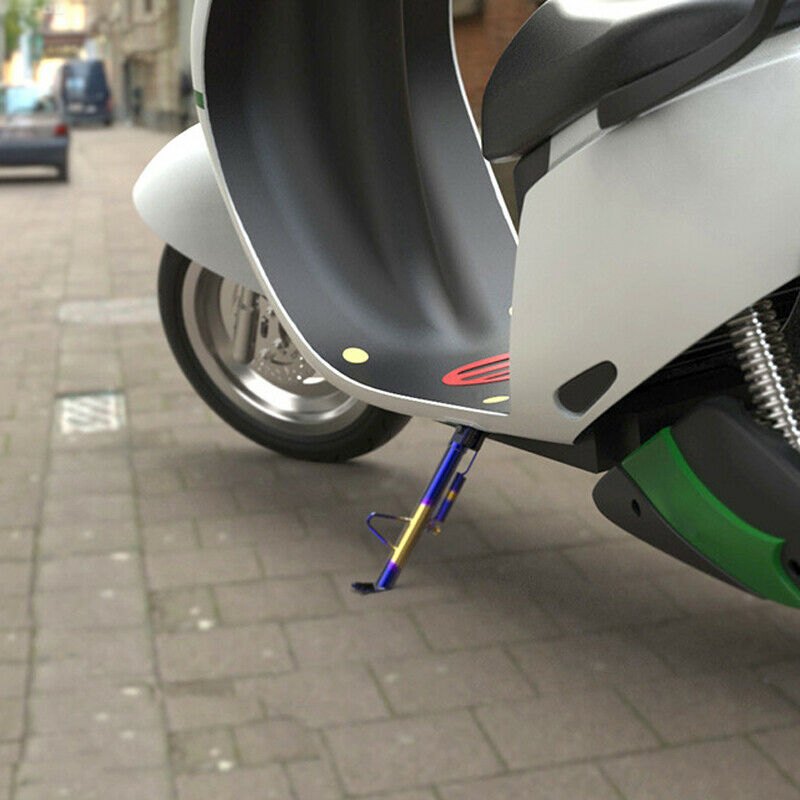 Motorcycle Scooter Bikes Stainless Steel Foot Side Stand Leg Kickstand Universal