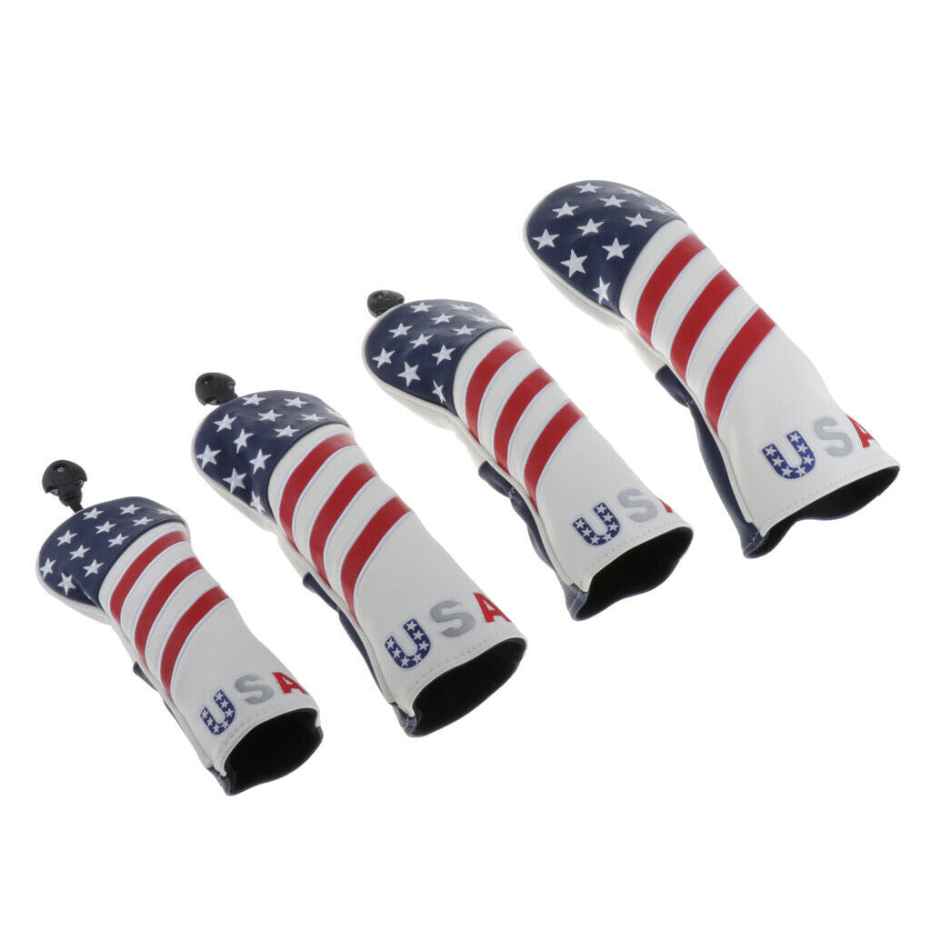 2X Portable Sports Golf Headcover Golf Head Cover Golf Club Protector Cover