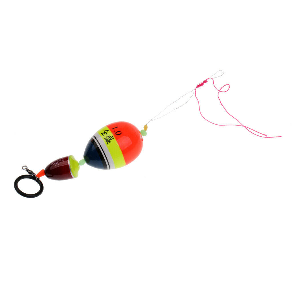 Sea Pole Ocean Rock Fishing Floats Plastic Sliding Floating Buoy Kit 1.0#