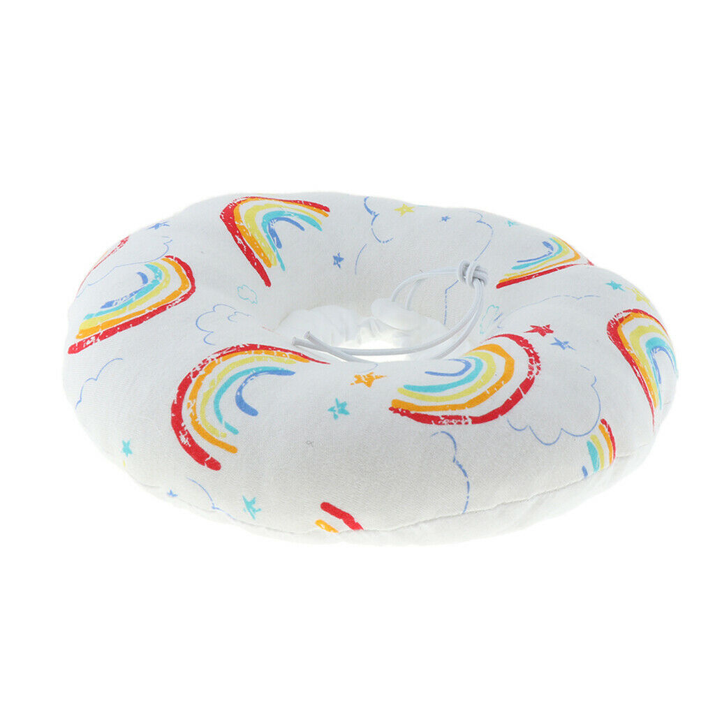 Protective Pet Collar for Recovery Dog Cat Soft Dog Collar  Rainbow S