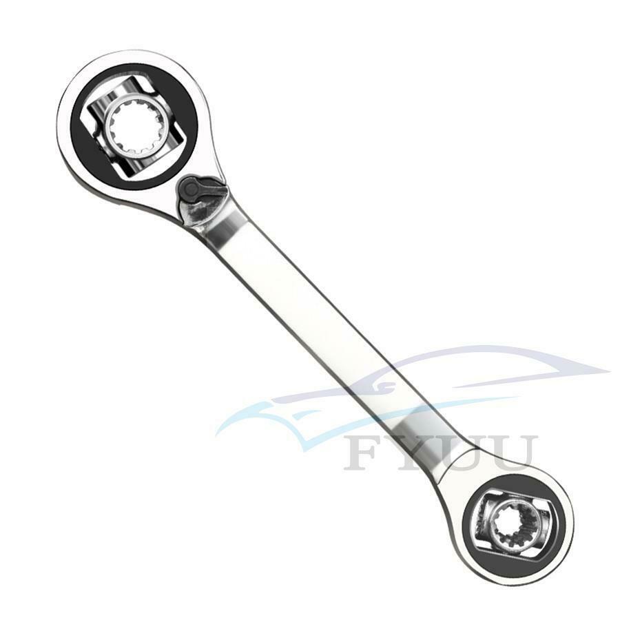 8 in 1 Wrench 8 Ratchet Sockets Switchable Tiger Wrench Double Head Spanner