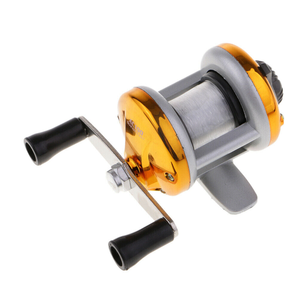21.7'' Mini Portable Telescopic Ice Fishing Rod + Reel + 100m Line + 6 Ice Jigs