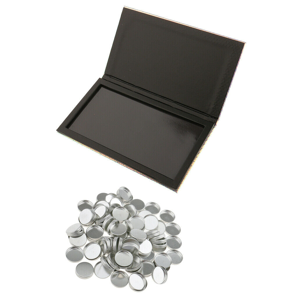 Magnetic Makeup Palette with Pans Tins Set, 100 Pans for Long Time Use