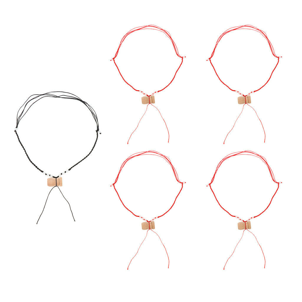 10pcs Fashion Beech Wood Essential Oil Diffuser Necklace Aromatherapy Oils