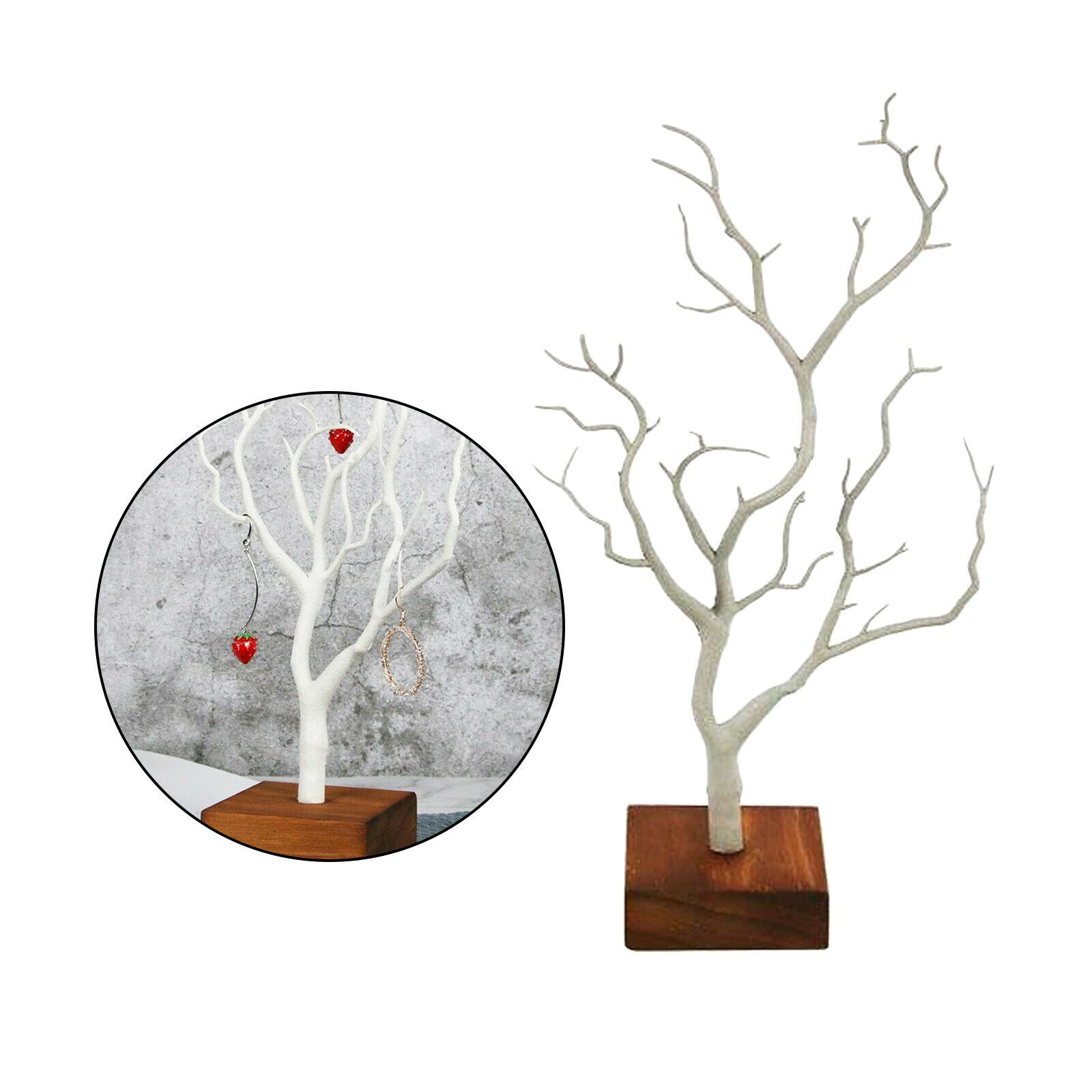 Large Jewelry Tree Stand Display Necklace Ring Earring Hanging Holder Shower