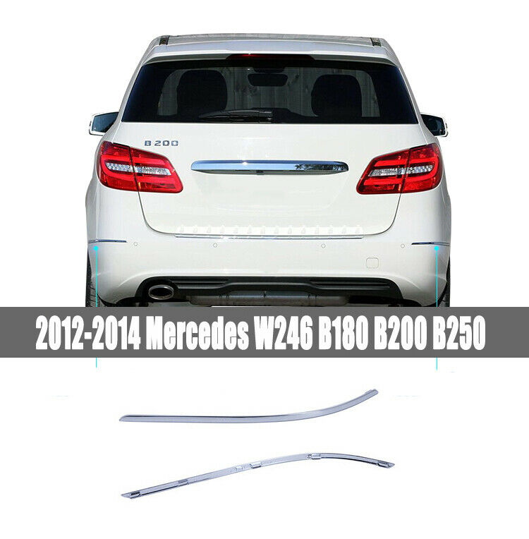 Rear Bumper Moulding Trim Strip Left+Right Fit 12-14 Mercedes Benz  B-Class W246