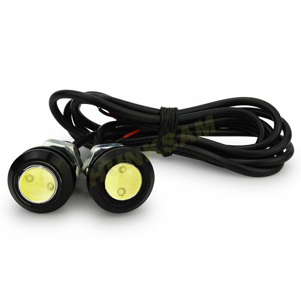 2x 12V Cars Universal Eagle Eye Light Daytime Running Fog Lamp Tail Backup Light