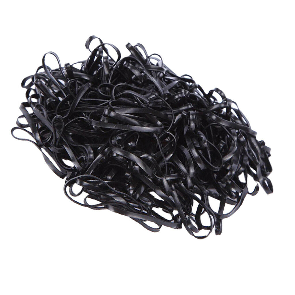 300 Pieces Fashion Elastic Ponytail Holders Hairband Hair Rubber Rings