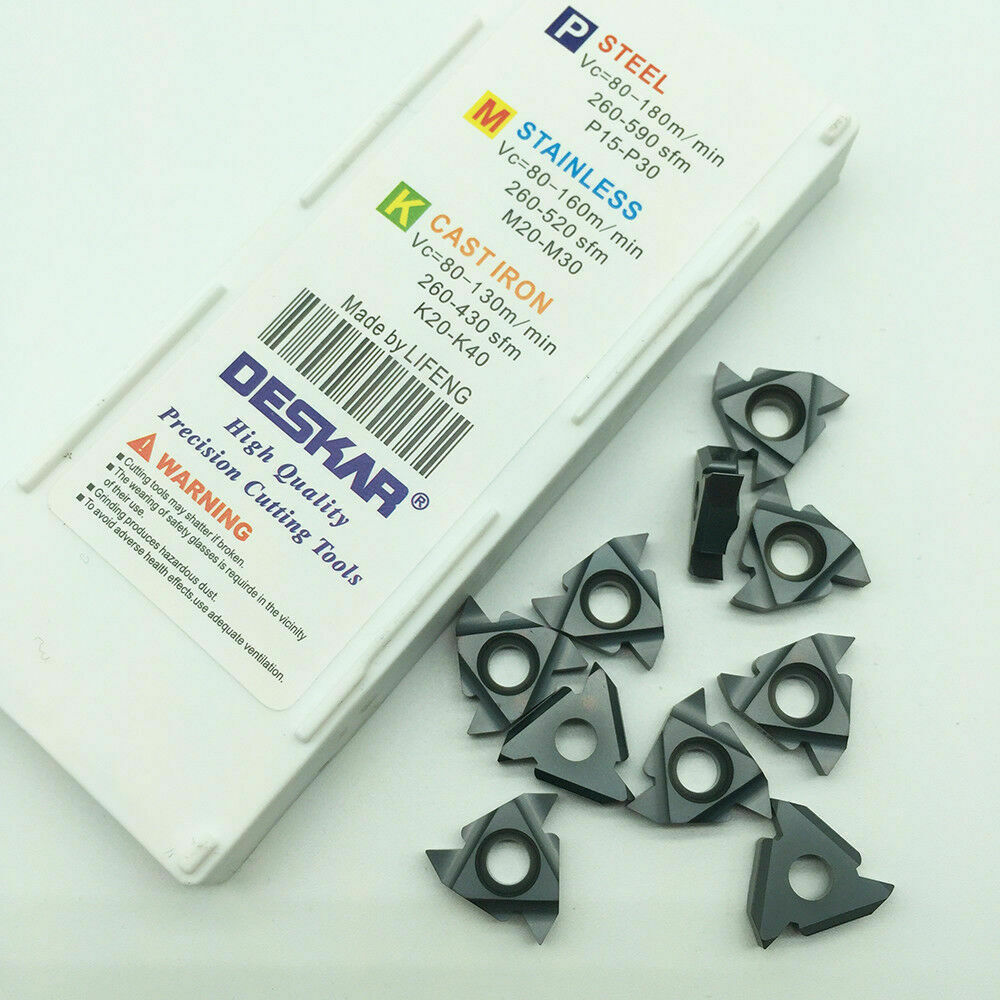 16ER AG60 LDA Indexable CNC carbide threading insert for steel stainless steel