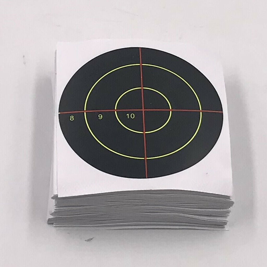 Pack of 100 3''   Shooting Paper Target Stickers Targets
