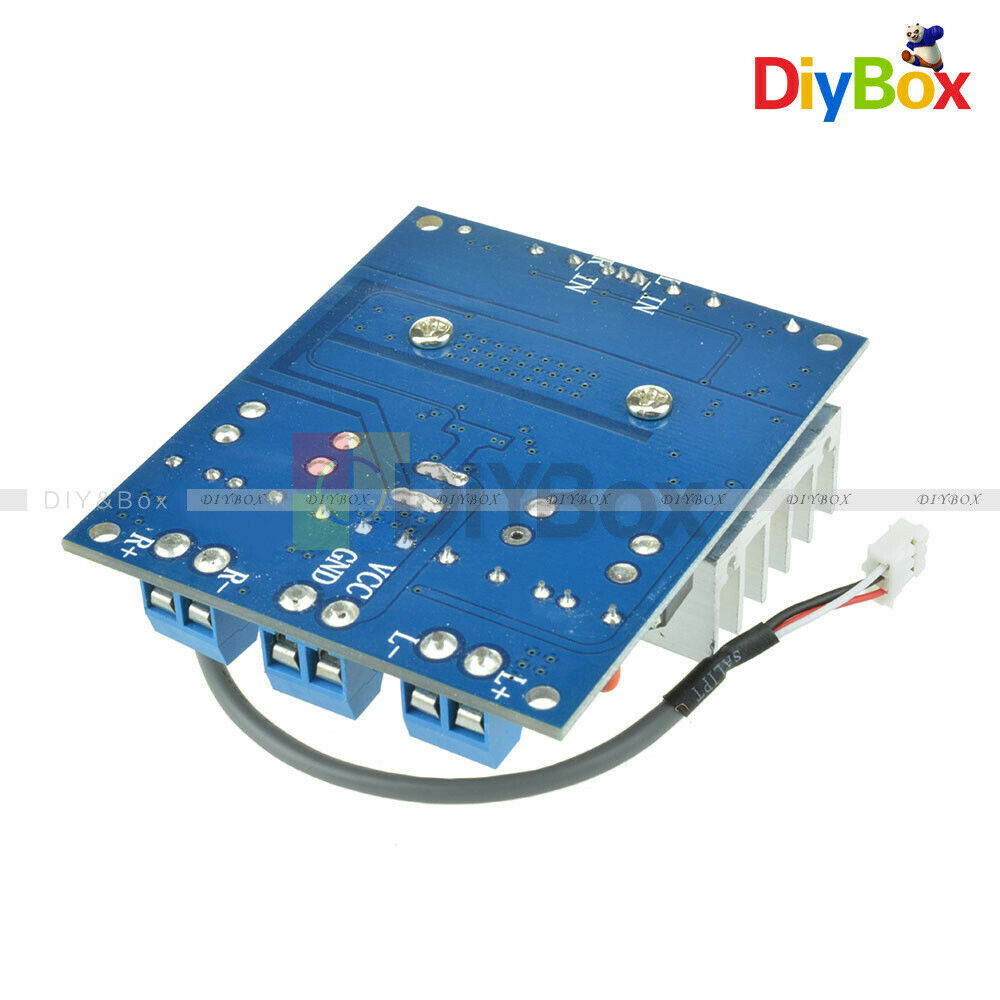 TDA7492 2 x 50W D Class High-Power Digital Amplifier Board AMP Board+ Radiator