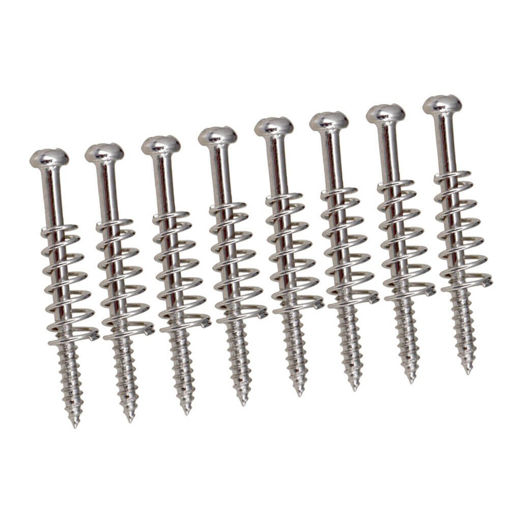 8 piece guitar humbucking pickups eyebolts and springs for E