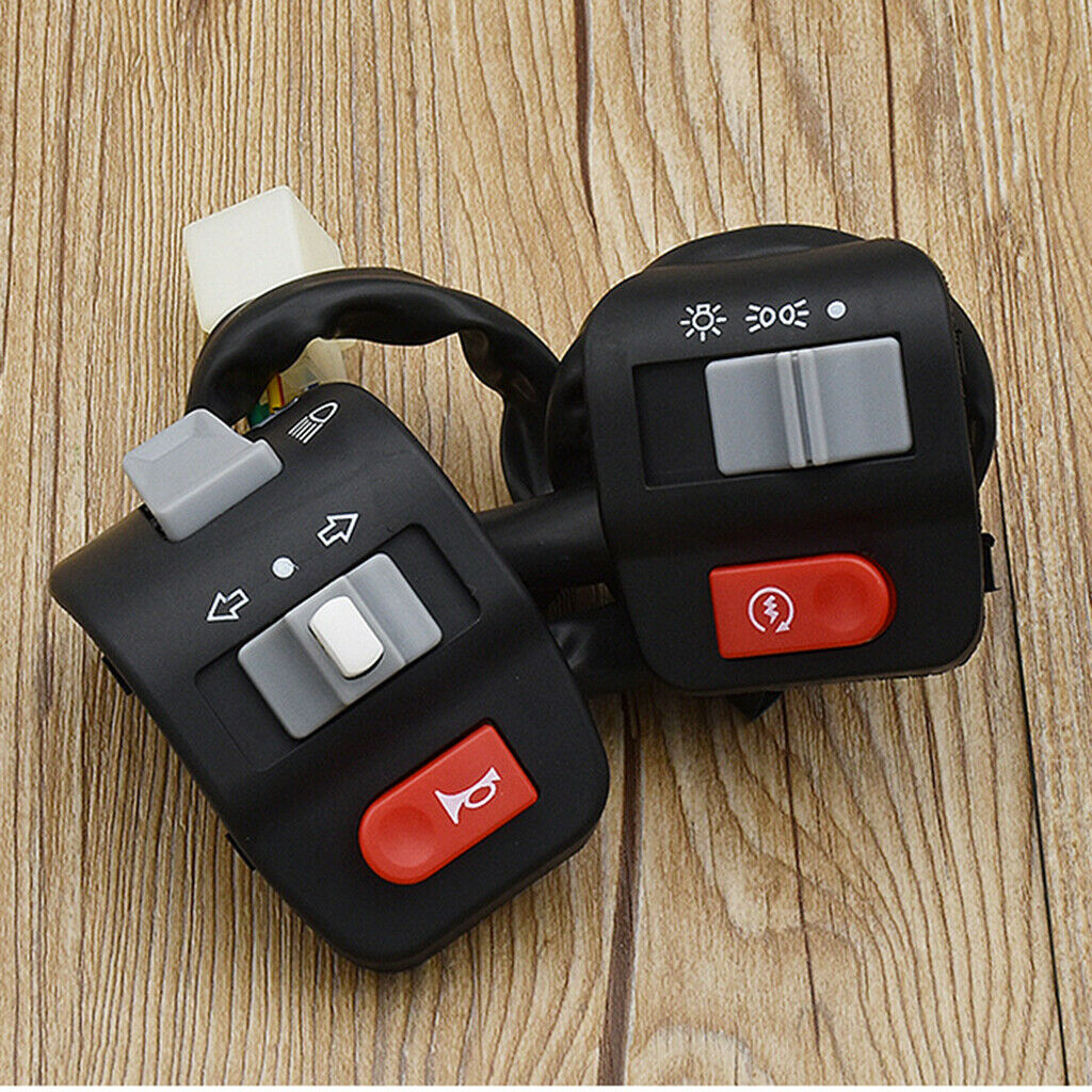 Universal Motorcycle Handlebar Horn Turn Signal Light Control Switch for Yamaha