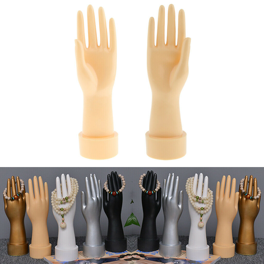 Left And Right Hands Display Gloves Jewelry Template for