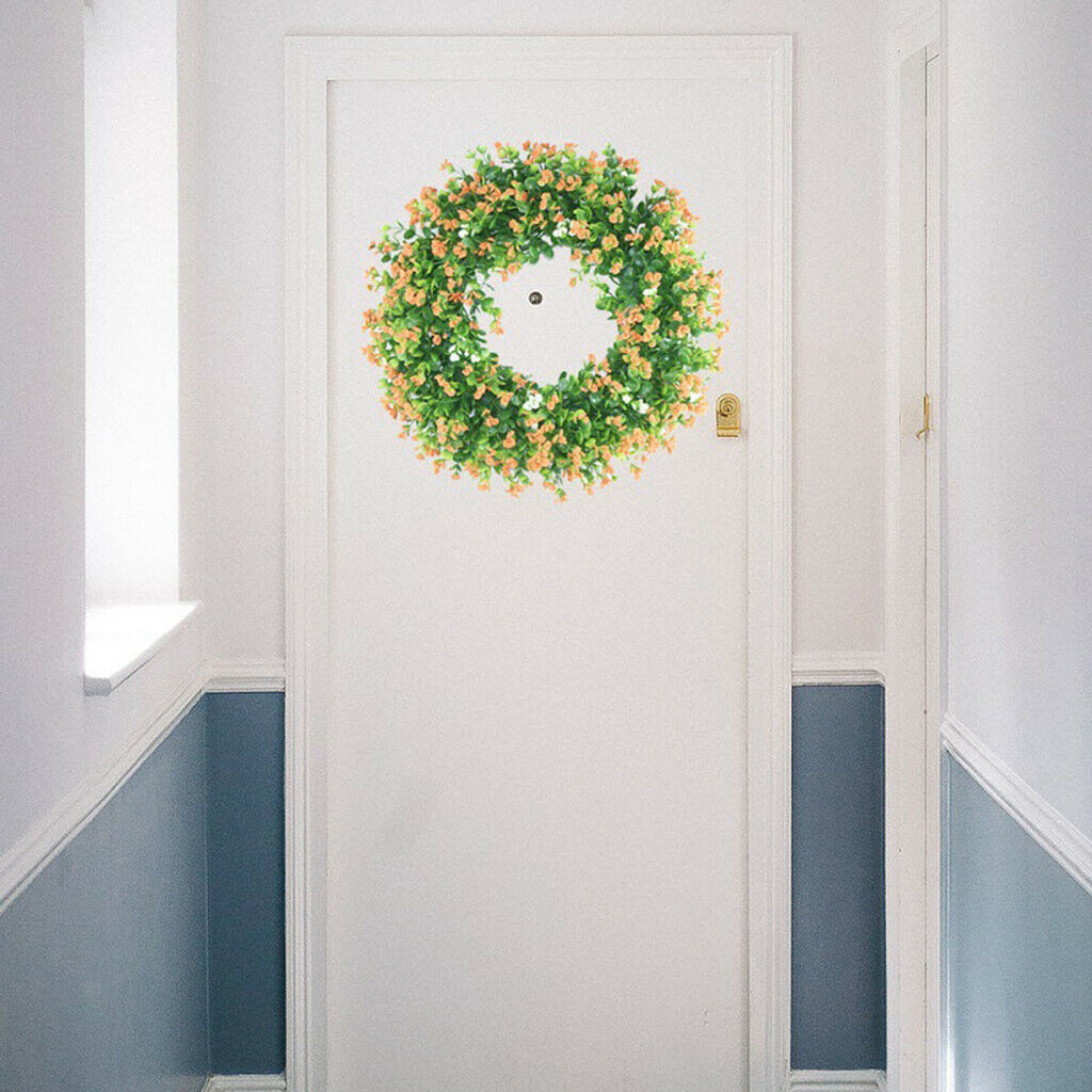 Artificial Eucalyptus Leaves Wreath All Seasons Wedding Festival Decoration