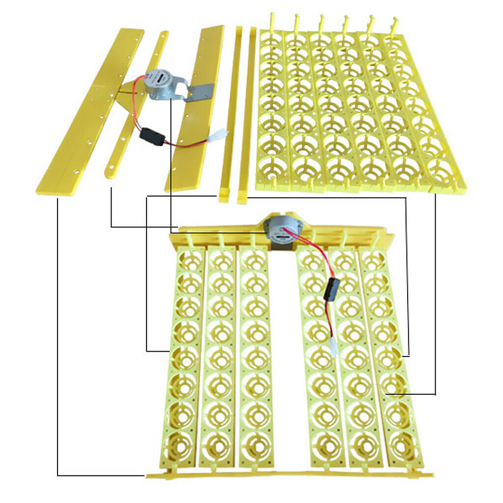 48-egg Automatic Egg Incubator Turner, Hatching Chicken Duck Goose Birds