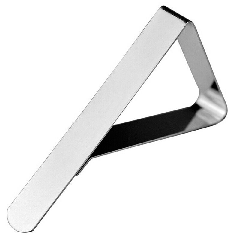 4PCS Stainless Steel Tablecloth Clamps Wedding Promenade Table Cover Hold.l8