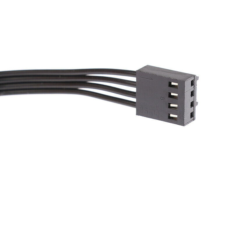 Cooler Fan PC CPU Power 1 Female To 5 Male 4 Pin Socket Fan Hub Splitter CablWF