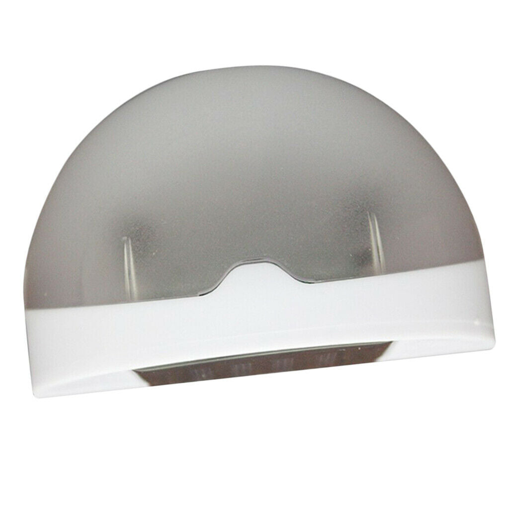 2 Pieces IP65 LED Solar Wall White Light for Patio Garden Fence Pathway