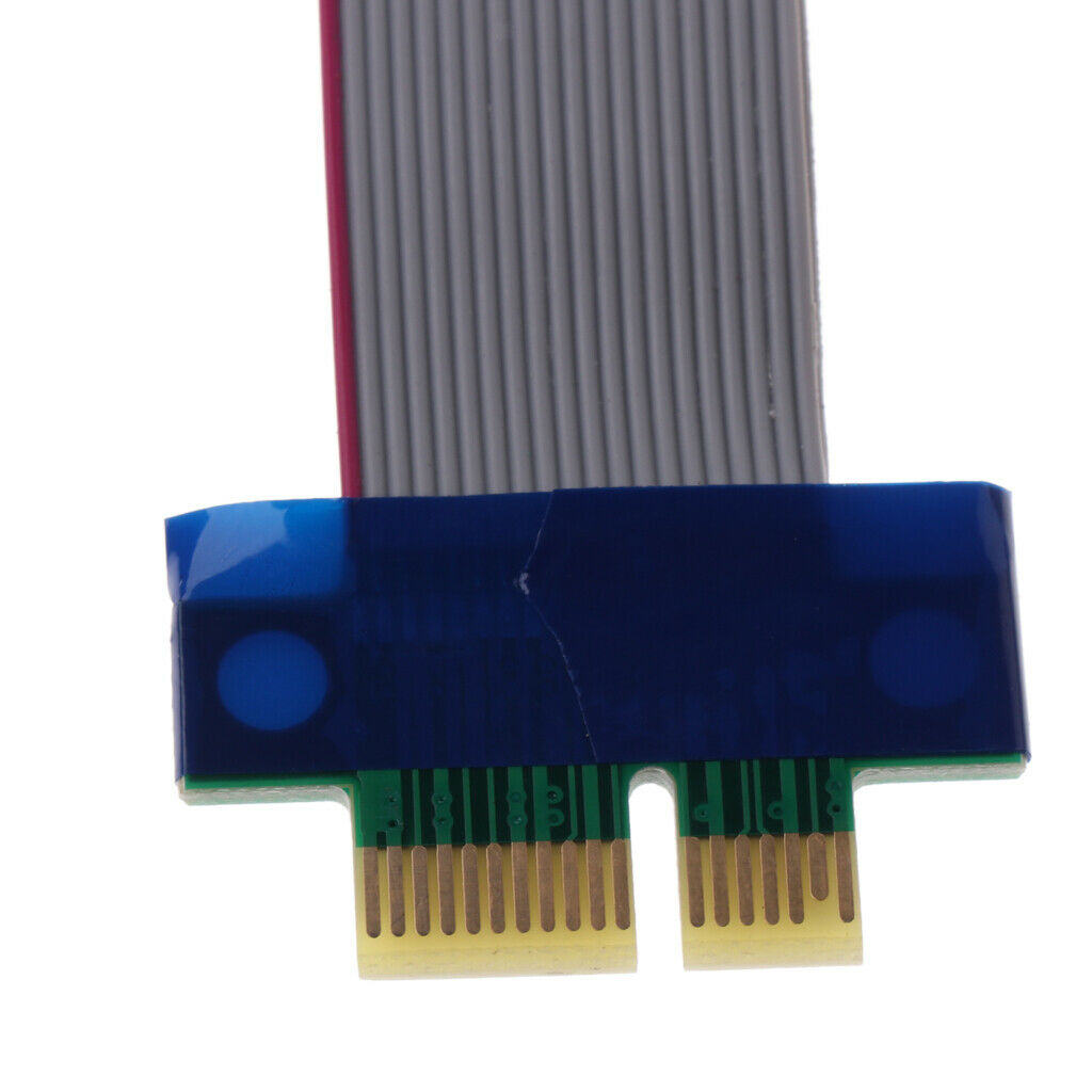 1Piece PCI-E  1X Riser Card Extender Flexible Cord Ribbon Cable