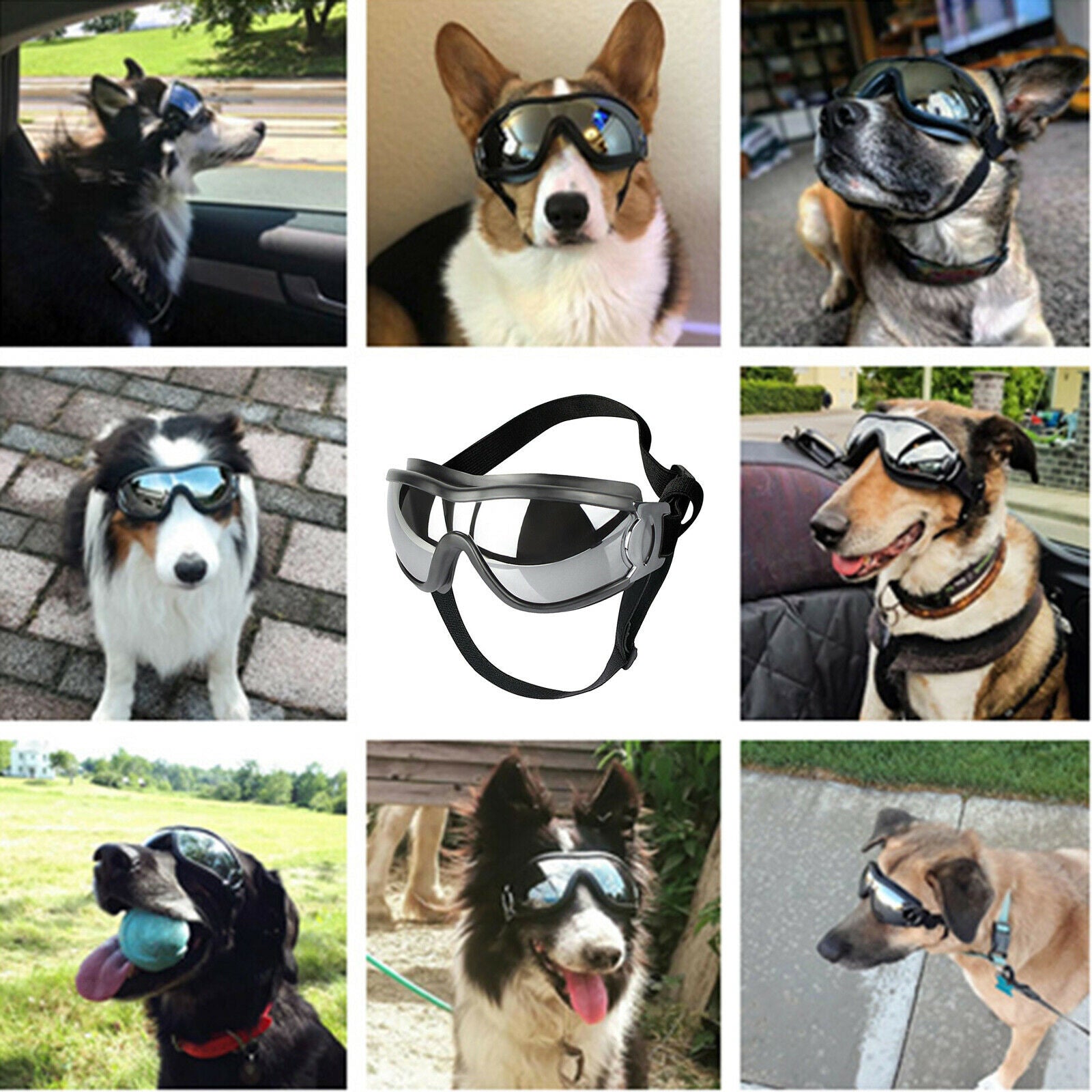 Pet Dog Anti-UV Sunglasses Sun Glasses Goggles Eye Wear Protection Goggles