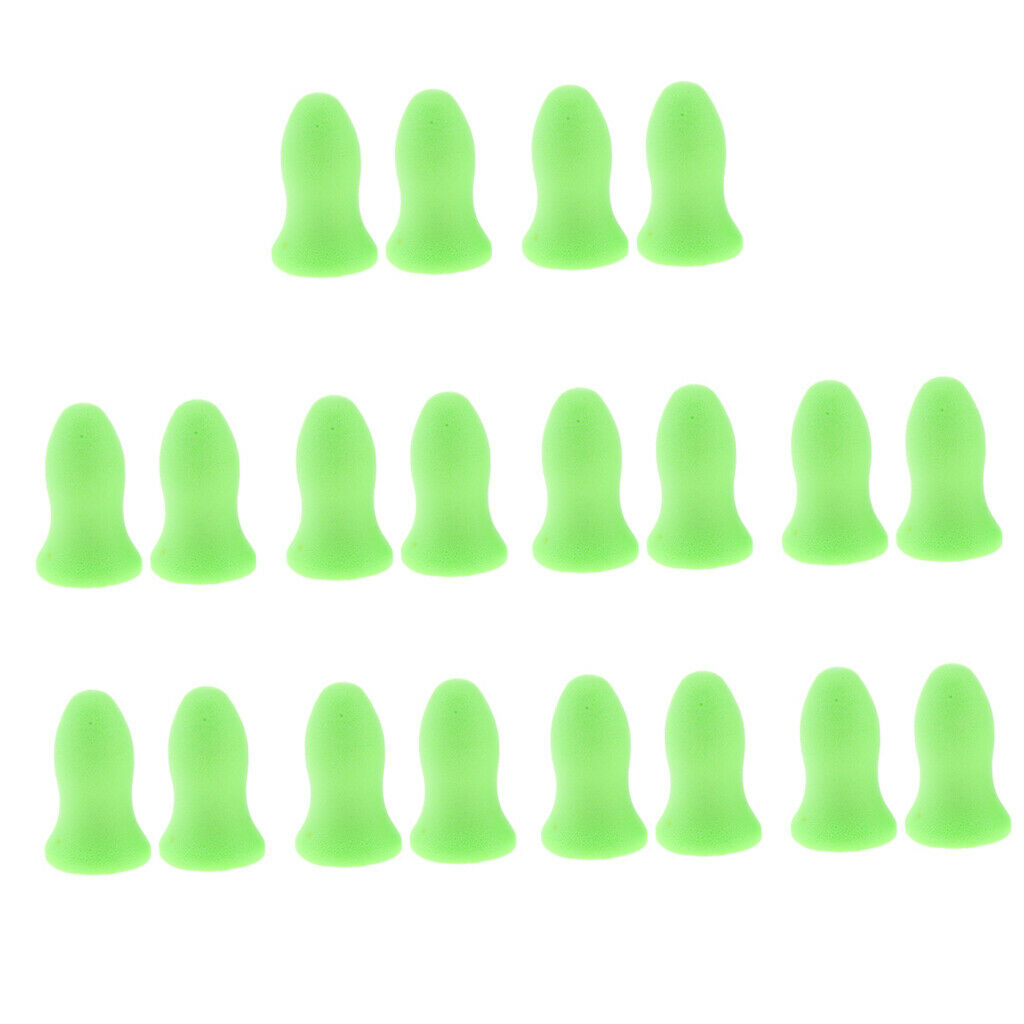 10Pairs Women Men Foam Work Study Ear Plug Noise Reduction Sleeping Earplugs