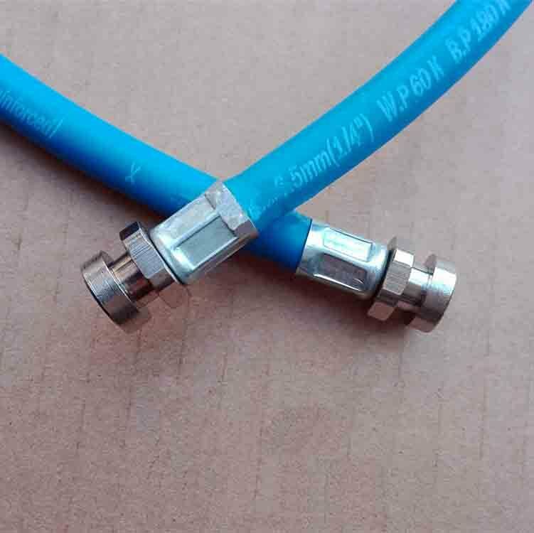Tire Changer Machine Inflator Hose Air Line Chuck 1/4'' x 60'' Tyre repair Tool