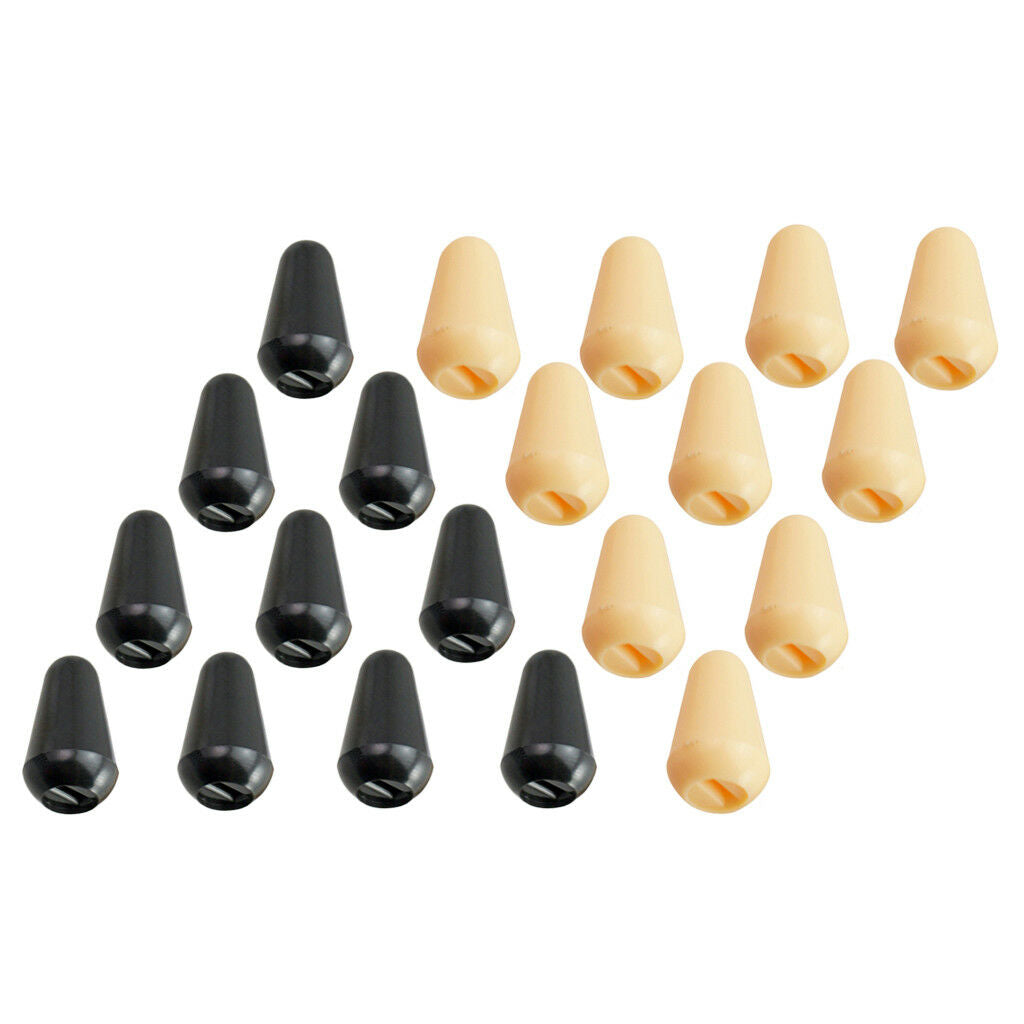 20pcs 4mm Plastic 5 or 3 Way Toggle Switch Knobs Tip Caps for ST SQ Guitars
