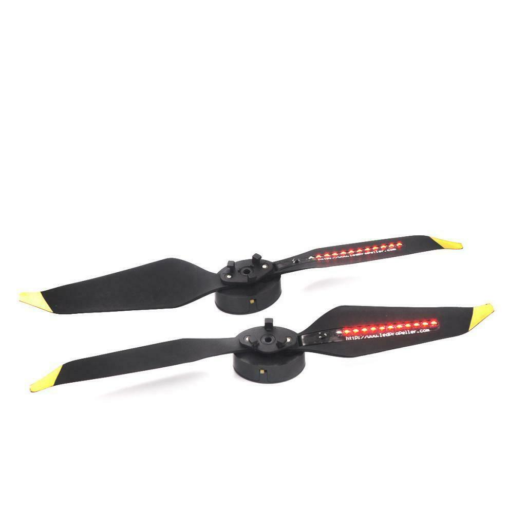 1Pair LED Flash Propeller Night Flying DIY Pattern Blade for DJI Mavic Pro