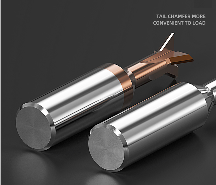 55°Carbide Tungsten Steel Swallowtail Milling Cutter 60° Chamfering 8*49*8*8.9x1