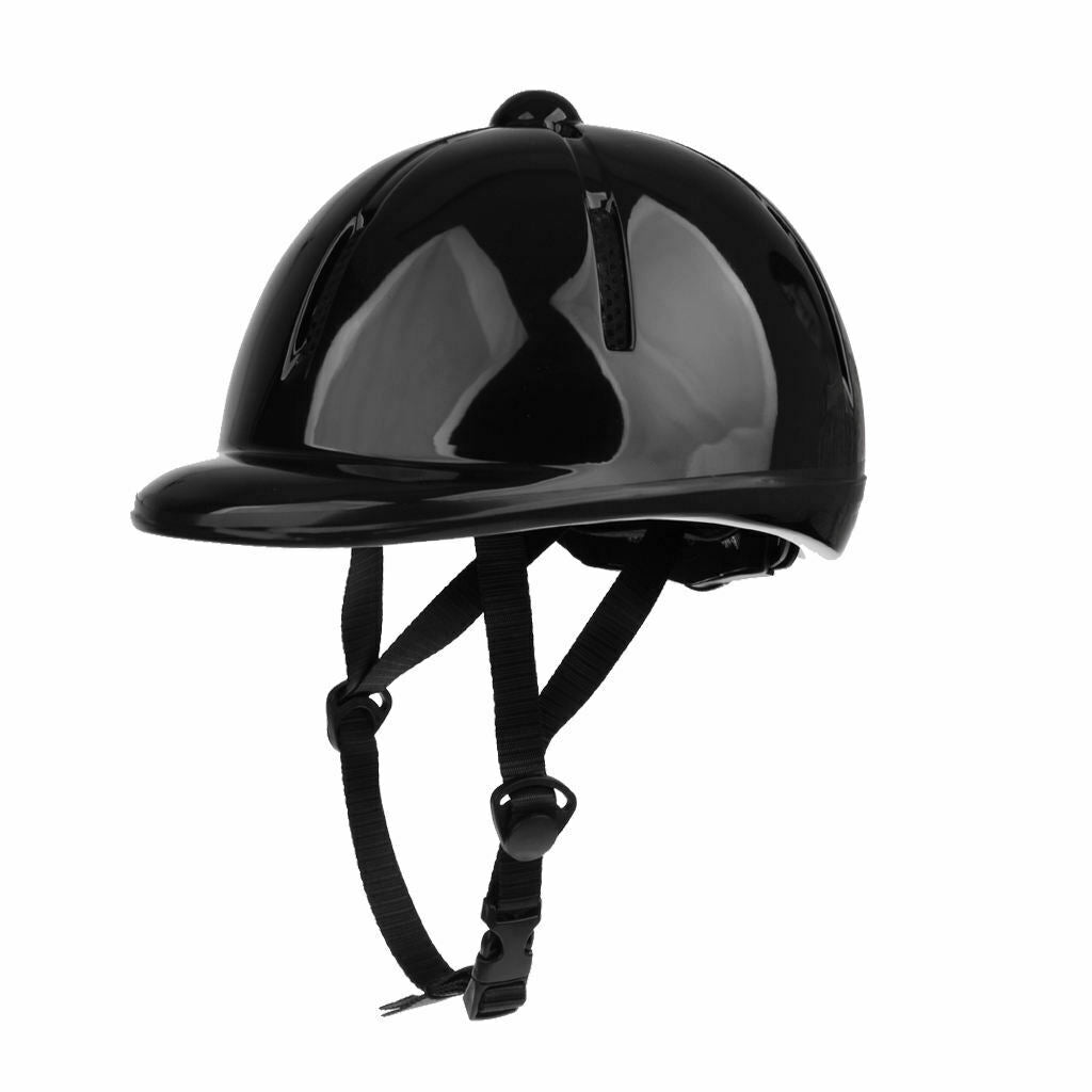 Children Kids Adjustable Horse Riding Hat/Helmet Head Protective Gear Black