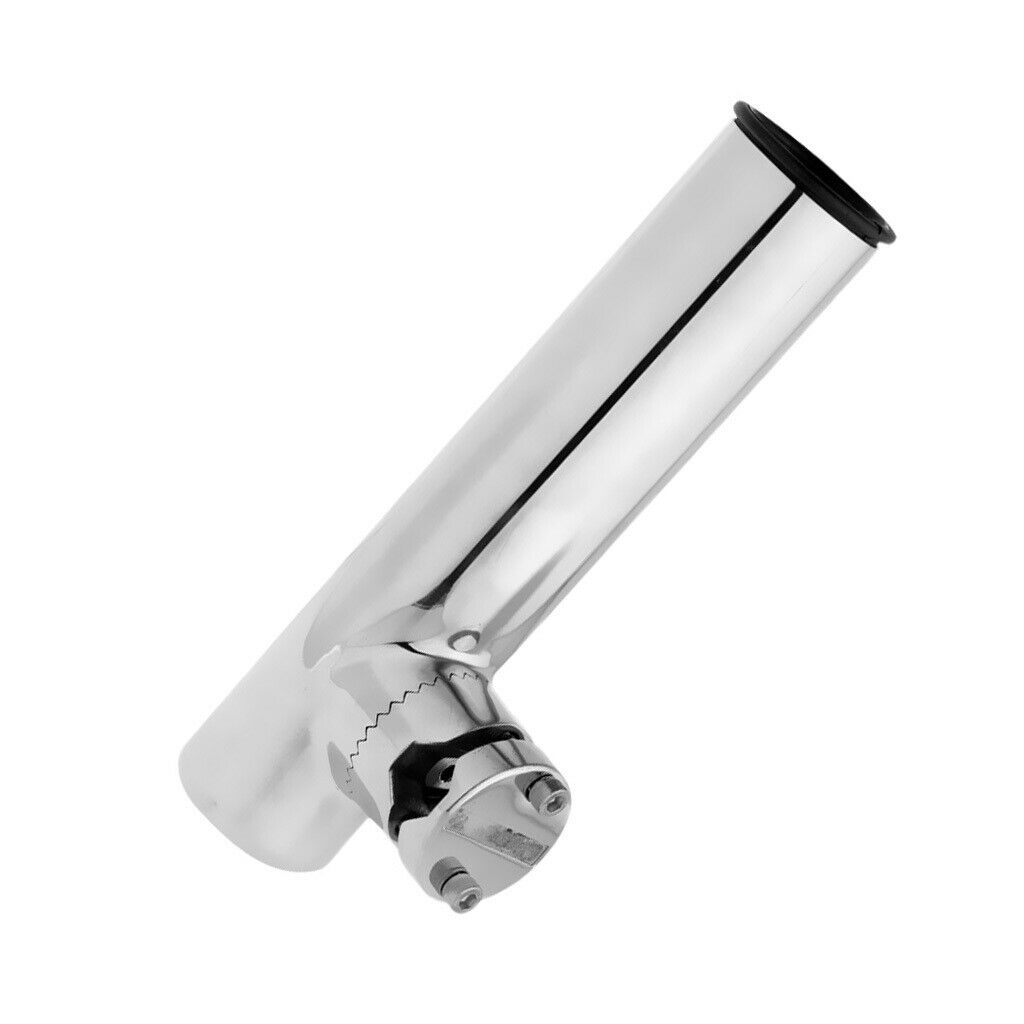 Stainless Steel Boats Sea Clamp On Fishing Rods Holder for Rails 3/4" to 1