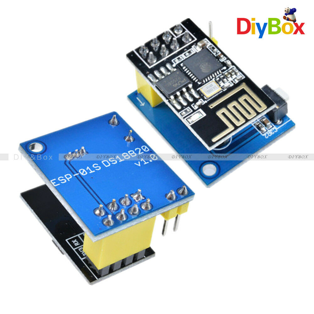 ESP8266 ESP-01S Wireless WIFI Module DS18B20 Temperature Sensor Adapter Board