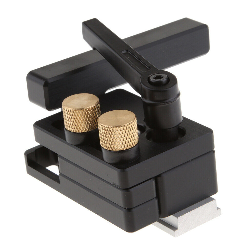 2Pcs Miter Rail Stop for T Slot T Rail Woodworking Tool Right And Left