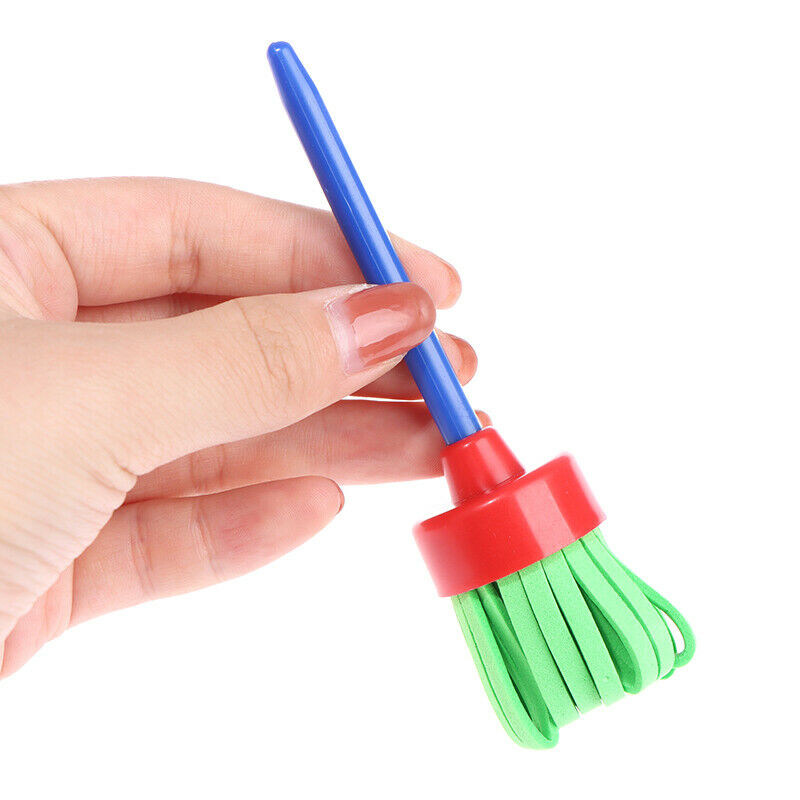 4Pcs/set DIY Sponge Drawing Paint Brushes Graffiti Toys Painting Creative.l8