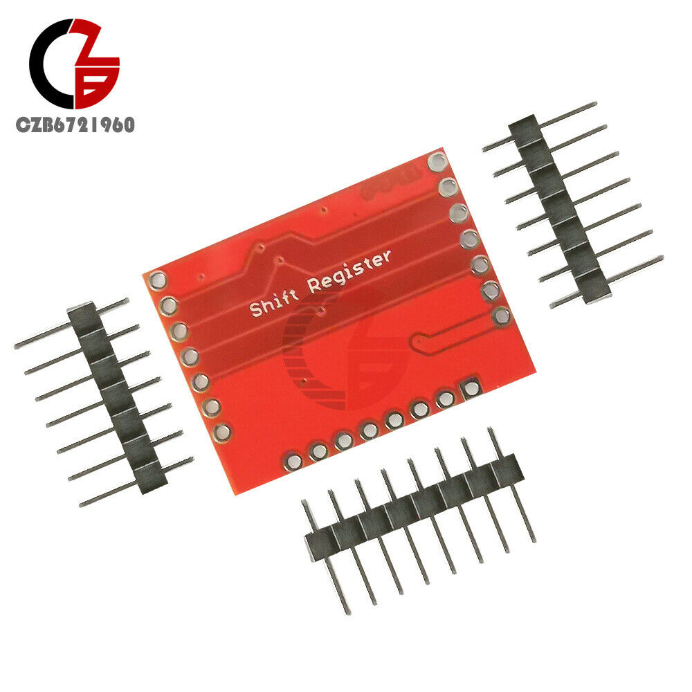 DC 3.3-5v 74HC595 Shift Register Expansion Module Breakout PCB Circuit Board