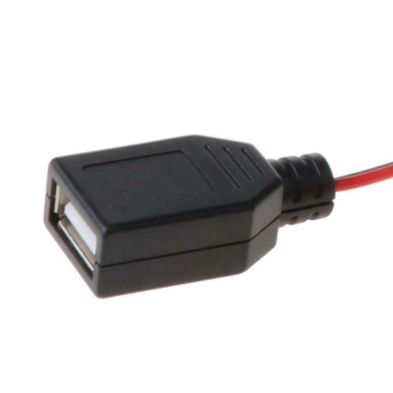 Copper Alligator Clips with Wire Female USB Connector Test Leads Crocodile Clamp