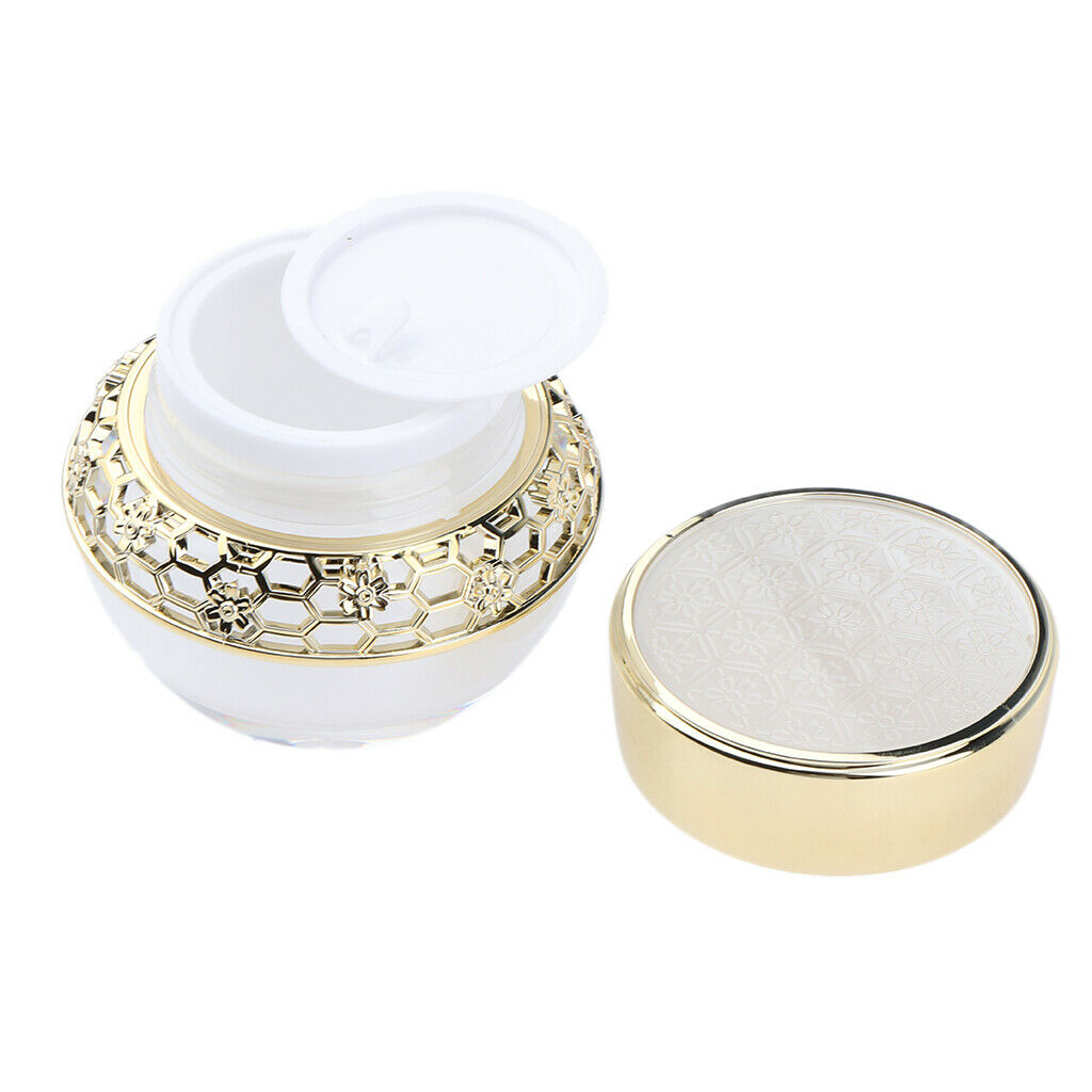 Low Profile 30g Jar Acrylic Empty Cosmetic Containers for Sugar Scrub, Powder,