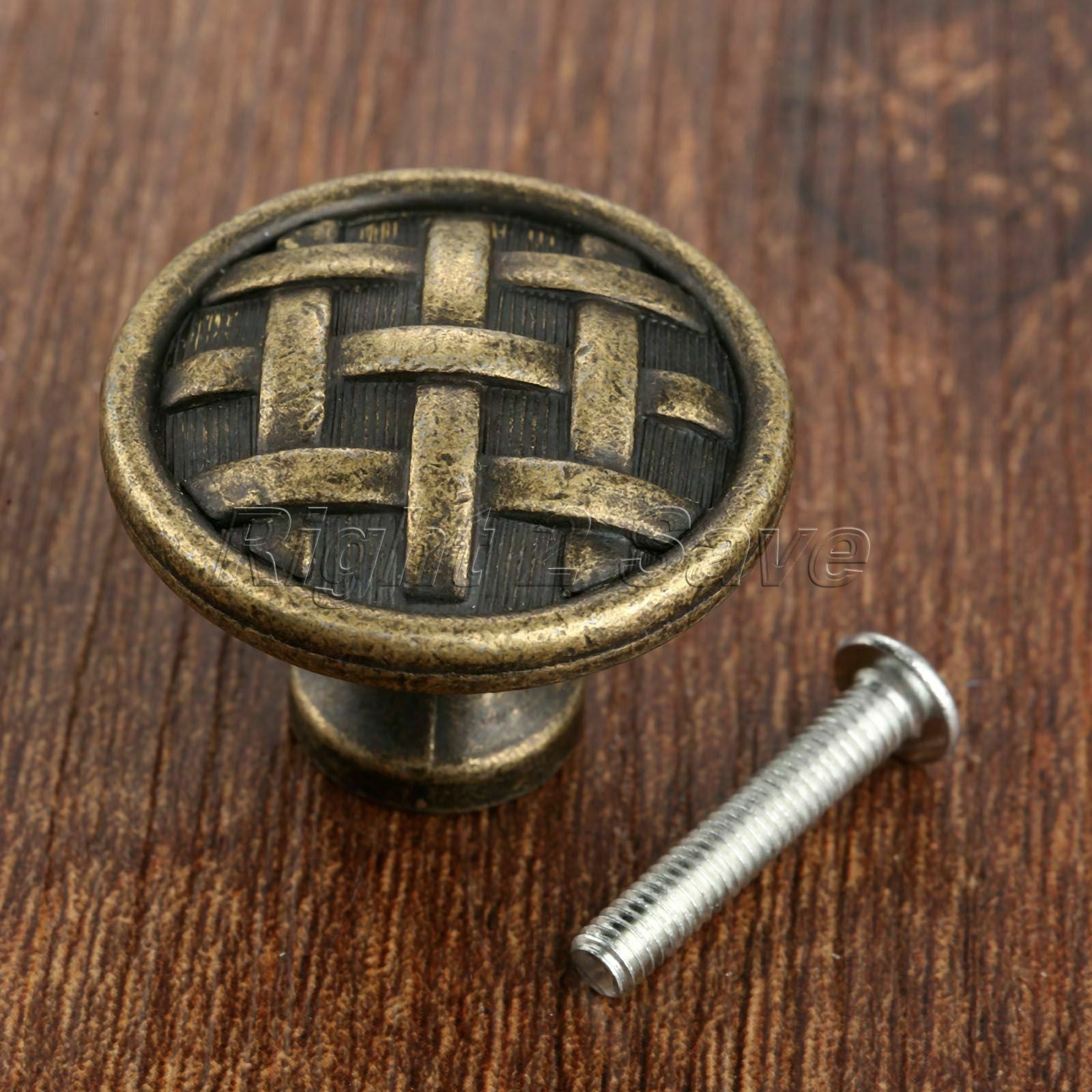 1pc Elegant Furniture Door Pull Handle Retro Round Cabinet Drawer Knob Hardware